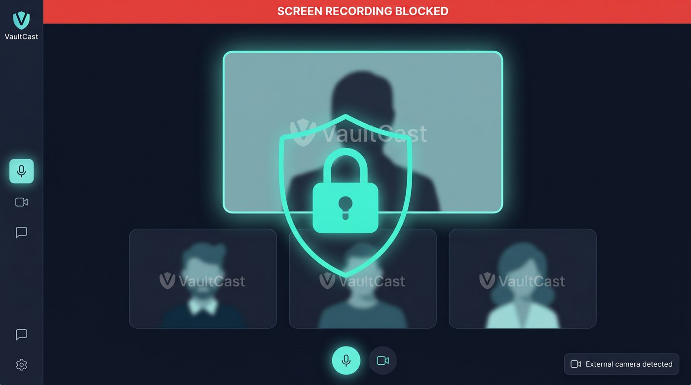 VaultCast — secure private video conferencing